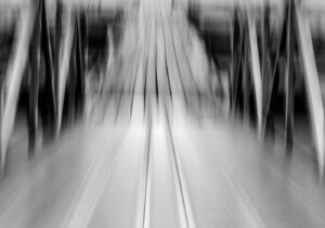 Abstract photo of a boat launch