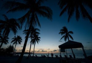 Photograph of a sunset at Tranquility Bay Resort in the Florida Keys