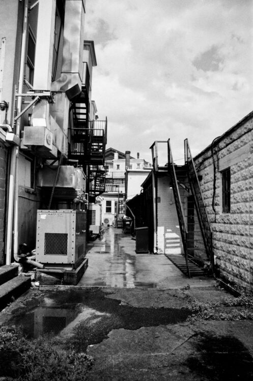 A greasy alley in Doylestown