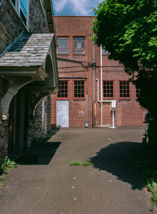 A back lot in Doylestown