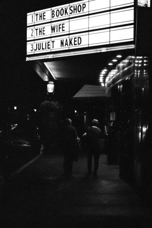 The County Theater in Doylestown at Night