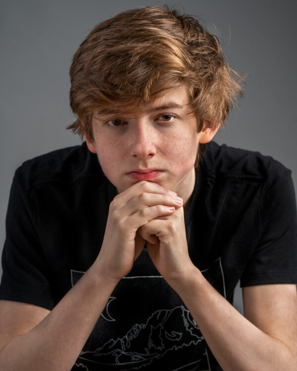 Portrait of a young actor