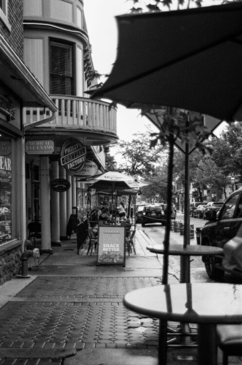 Outdoor seating in Doylestown