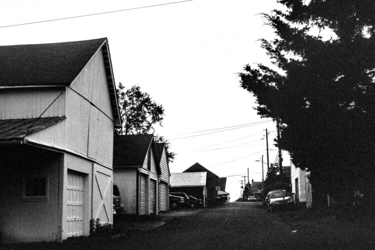 Back alley in Souderton, PA