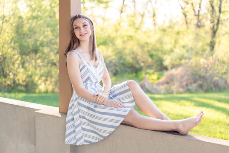 Senior Photoshoot Souderton Student