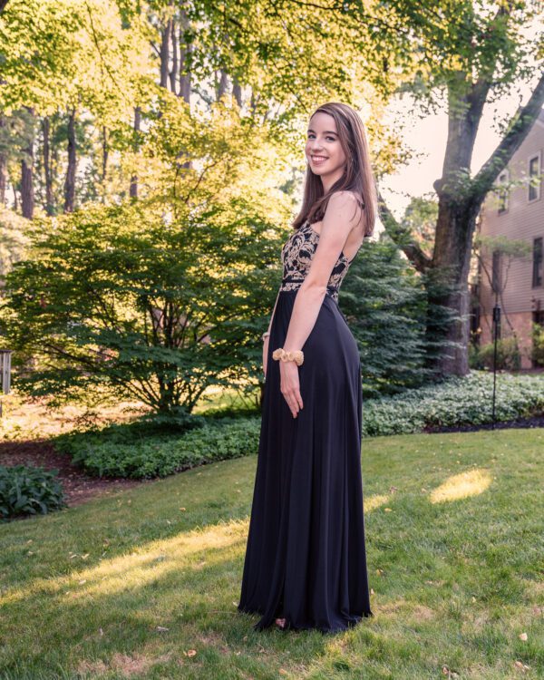 Outdoor COVID Prom Photo