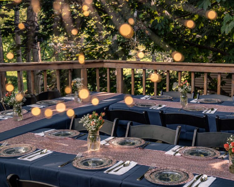 Outdoor COVID Prom Photo