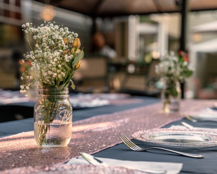 Outdoor COVID Prom Photo