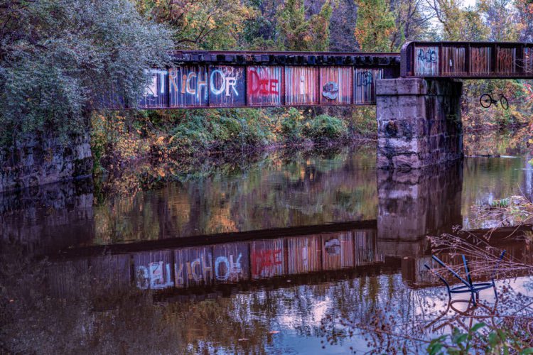 Graffiti Bridge in Lambertville, NJ